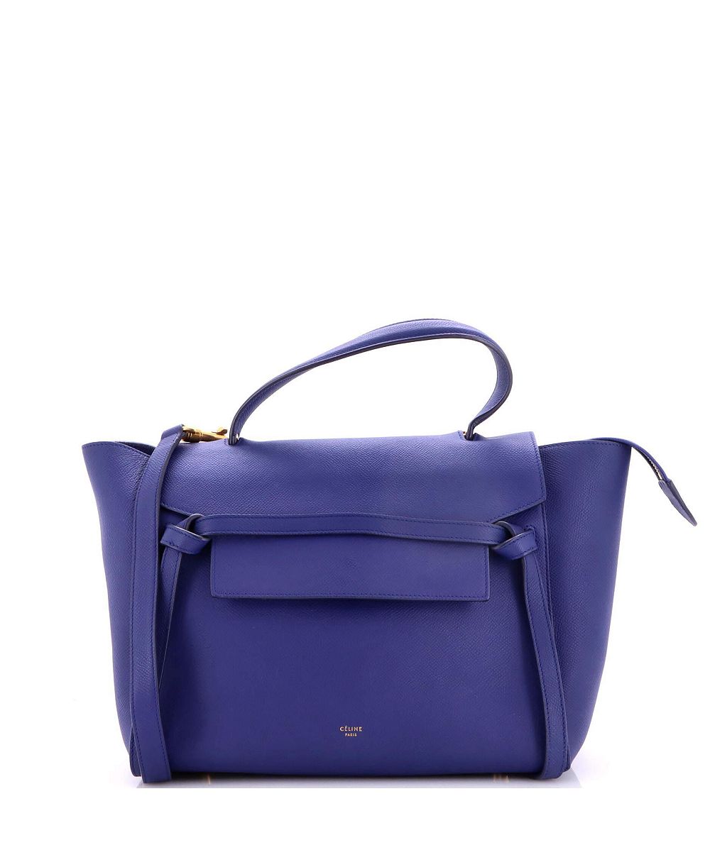 Pre-Owned Celine Mini Belt Bag Textured Leather