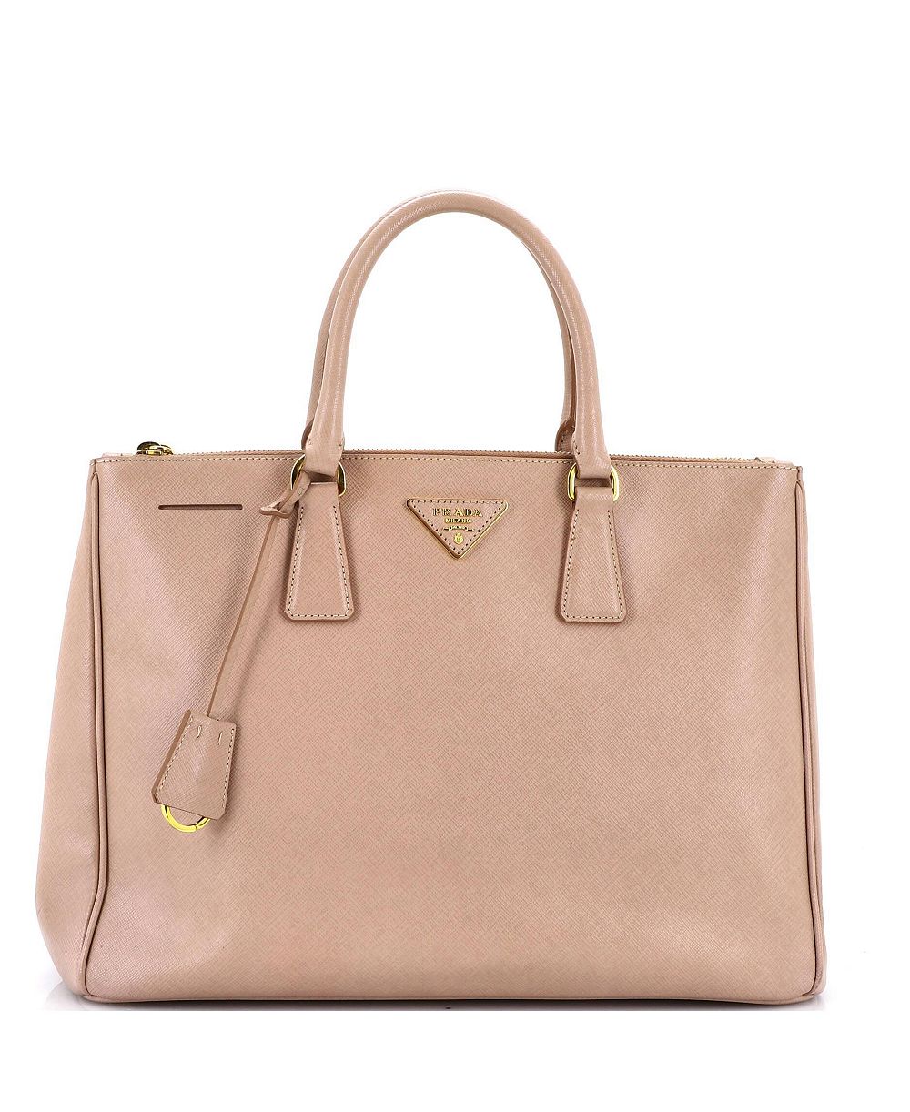 Pre-Owned Prada Большая сумка-тоут Saffiano Leather с двойной молнией