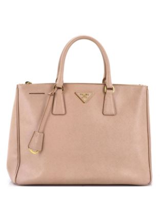 Pre-Owned Prada Большая сумка-тоут Saffiano Leather с двойной молнией