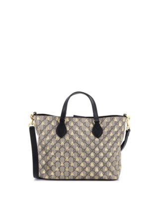 Маленькая сумка Gucci Convertible Soft Tote с принтом GG Coated Canvas, б/у