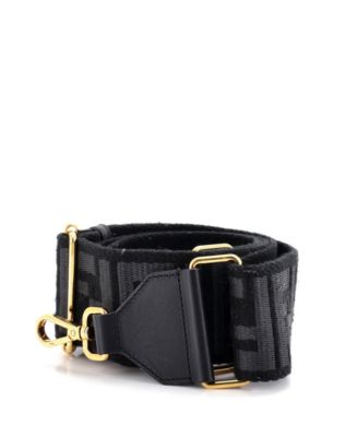 Pre-Owned Fendi Strap You Shoulder Strap Multicolor Zucca Canvas with Leather