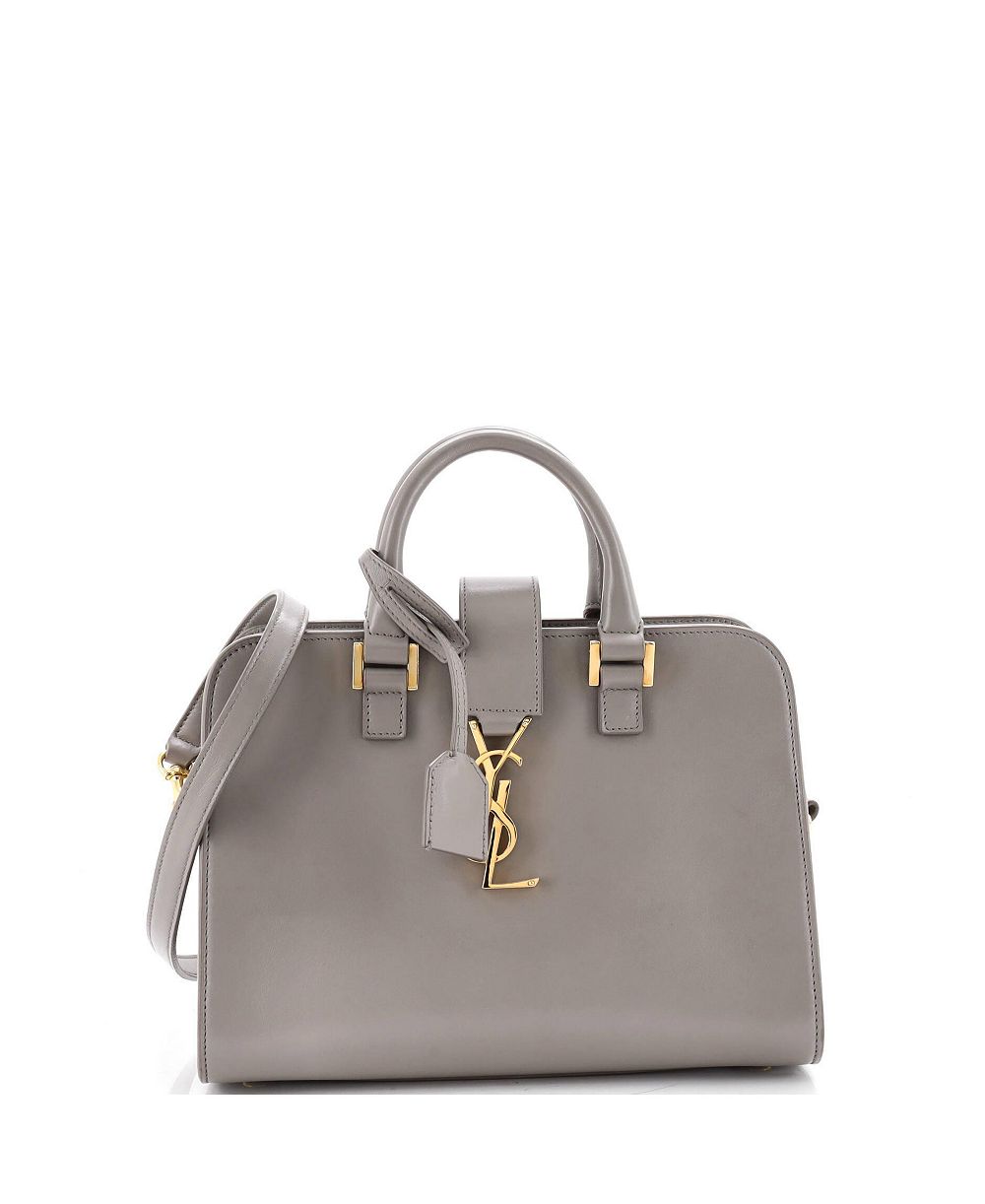Pre-Owned Saint Laurent Baby Monogram Cabas Leather