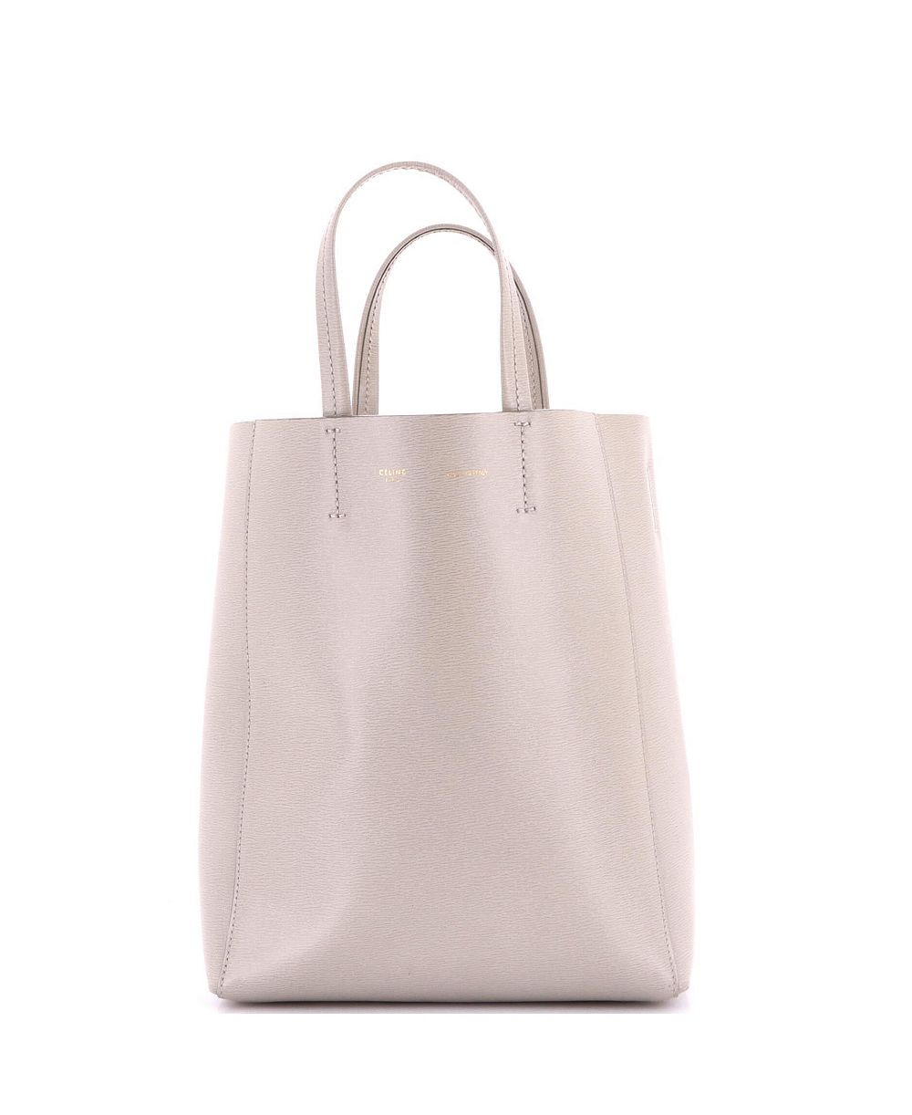 Сумка-тоут Celine Small Vertical Cabas из зернистой телячьей кожи