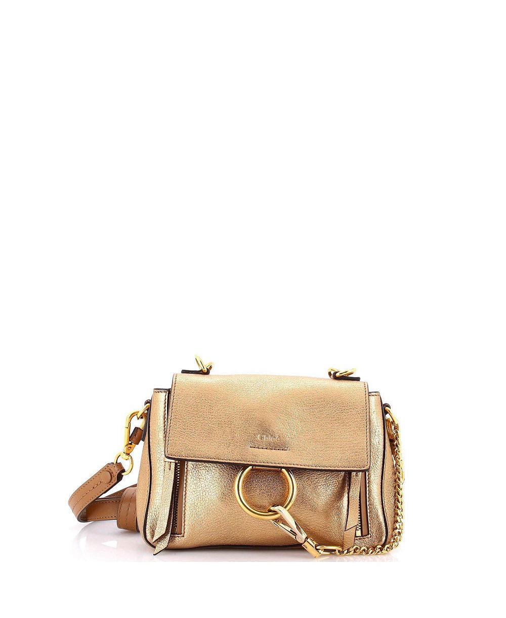 Pre-Owned Chloe Mini Faye Day Bag Leather