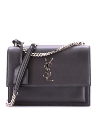 Pre-Owned Saint Laurent Medium Sunset Crossbody Bag Leather