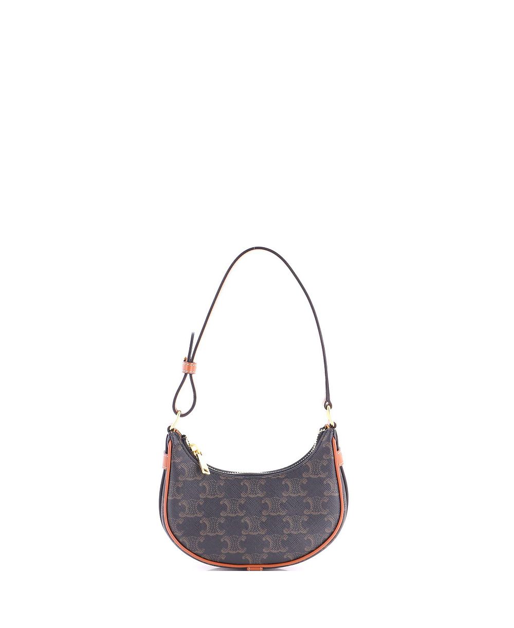 Сумка Pre-Owned Celine Mini Ava Bag Triomphe Coated Canvas