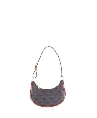 Pre-Owned Celine Mini Ava Bag Triomphe Coated Canvas