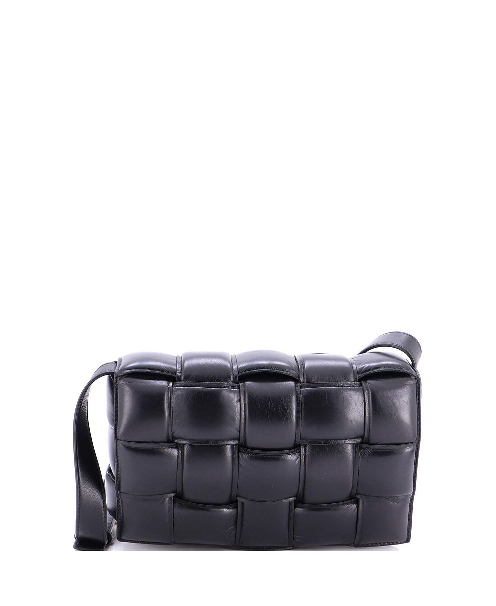 Сумка через плечо Bottega Veneta Cassette Padded Maxi Intrecciato Leather Pre-Owned