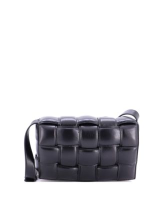 Pre-Owned Bottega Veneta Cassette Crossbody Bag Padded Maxi Intrecciato Leather