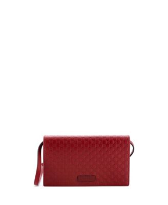 Кошелек Pre-Owned Gucci on Strap Microguccissima Leather
