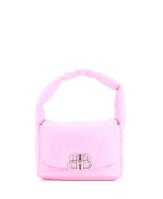 Pre-Owned Balenciaga Small Monaco Sling Bag Padded Leather сумка