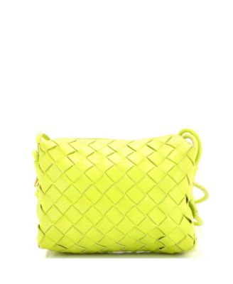 Pre-Owned Bottega Veneta Mini Loop Crossbody Bag Intrecciato Nappa