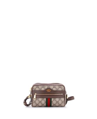 Pre-Owned Gucci Mini Ophidia Shoulder Bag GG Coated Canvas