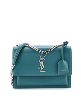 Pre-Owned Saint Laurent Medium Sunset Crossbody Bag Leather