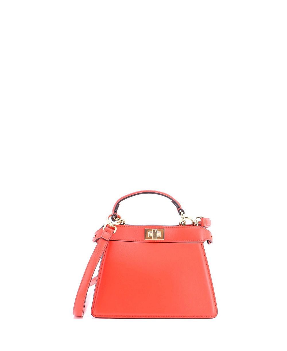 Pre-Owned Fendi Petite Peekaboo ISeeU Bag Leather