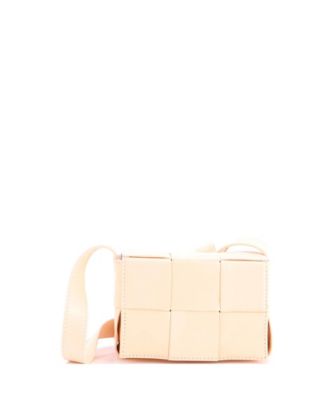 Pre-Owned Bottega Veneta Candy Cassette Crossbody Bag Maxi Intrecciato Leather
