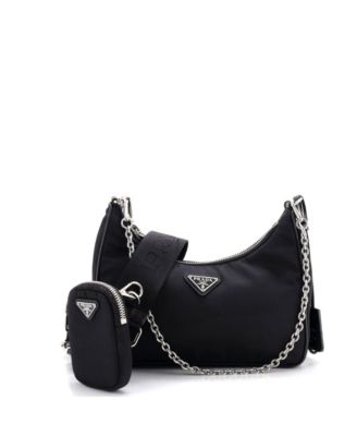 Pre-Owned Prada Small Re-Edition 2005 Shoulder Bag Tessuto