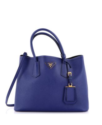 Сумка-тоут Prada Medium Cuir Double Saffiano Leather, б/у