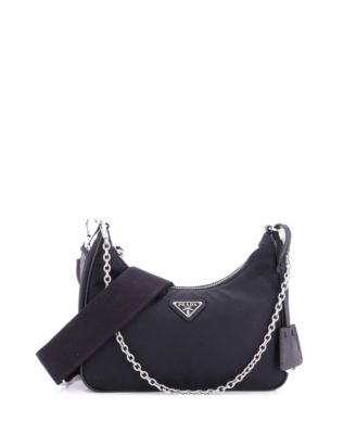 Pre-Owned Prada Small Re-Edition 2005 Shoulder Bag Tessuto
