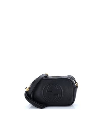 Pre-Owned Gucci Mini Soho Disco Crossbody Bag Leather