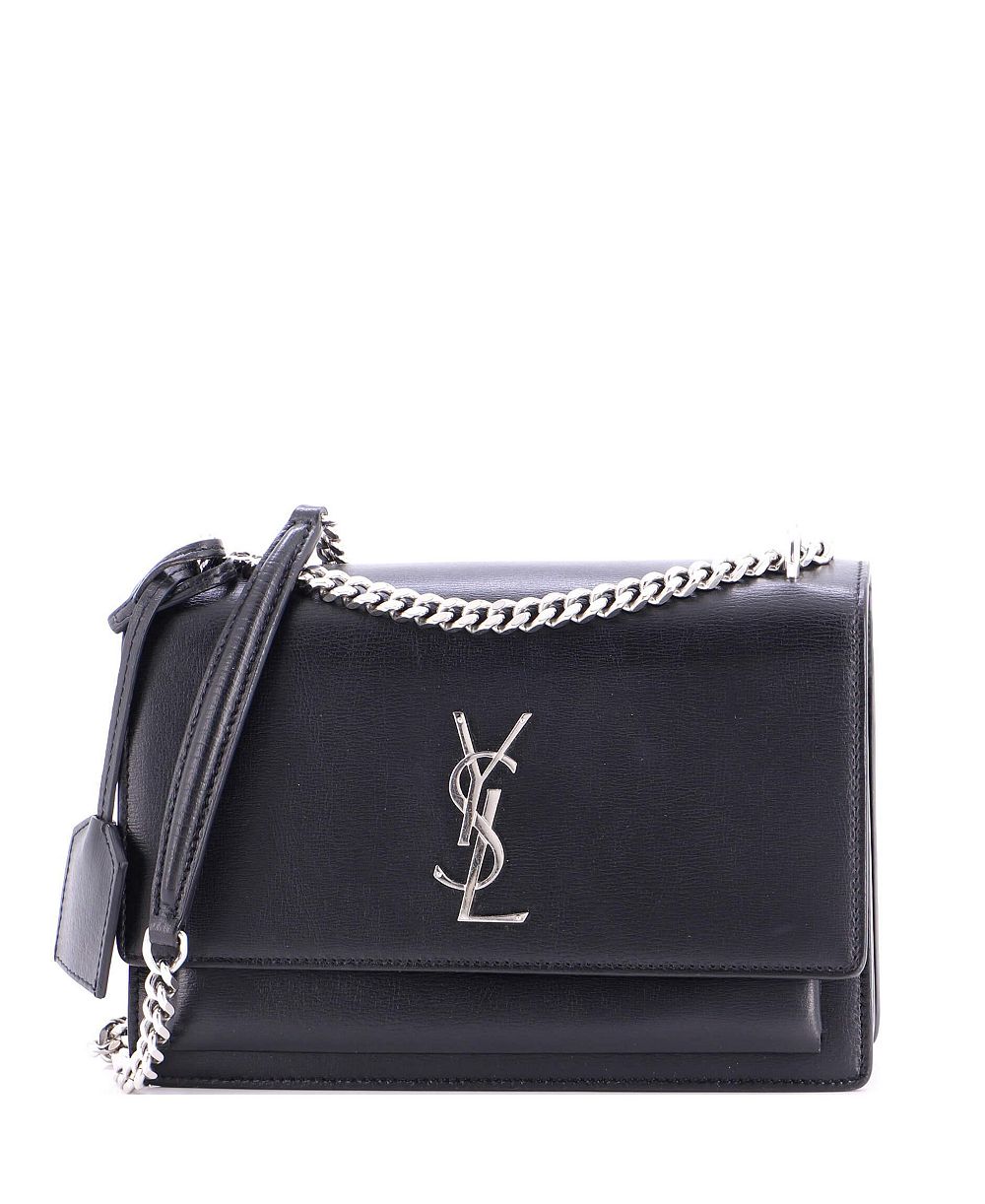 Б/у сумка Saint Laurent Sunset crossbody из кожи