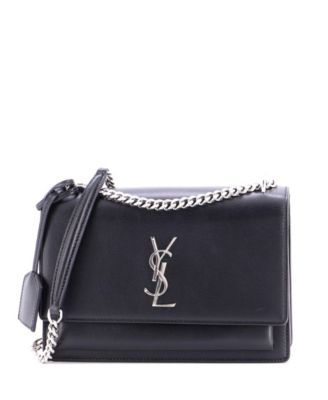 Б/у сумка Saint Laurent Sunset crossbody из кожи