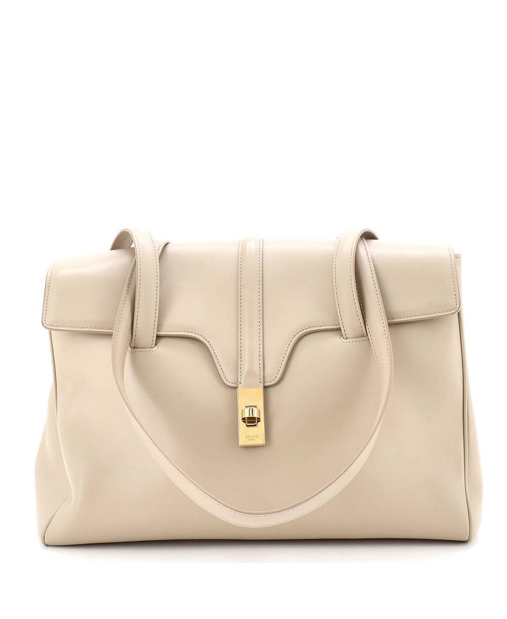 Pre-Owned Celine Medium Soft 16 Bag Smooth Calfskin