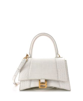 Pre-Owned Balenciaga маленькая сумка-тоут Hourglass из тисненой кожи