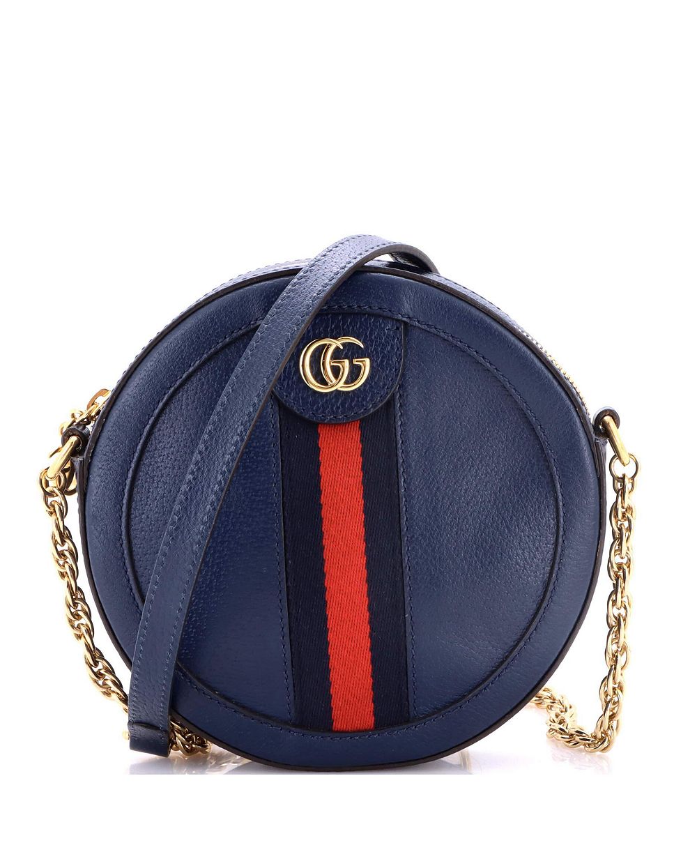 Gucci Mini Ophidia кожаная сумка через плечо Pre-Owned