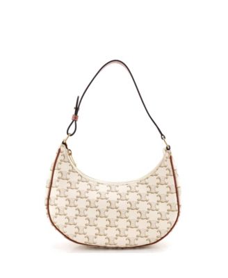 Pre-Owned Celine Ava Bag Triomphe Coated Canvas