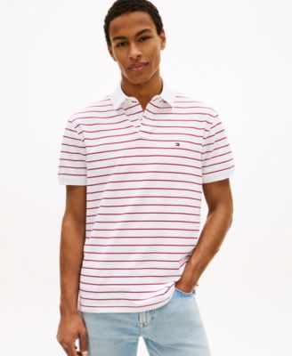 White / Medium Red