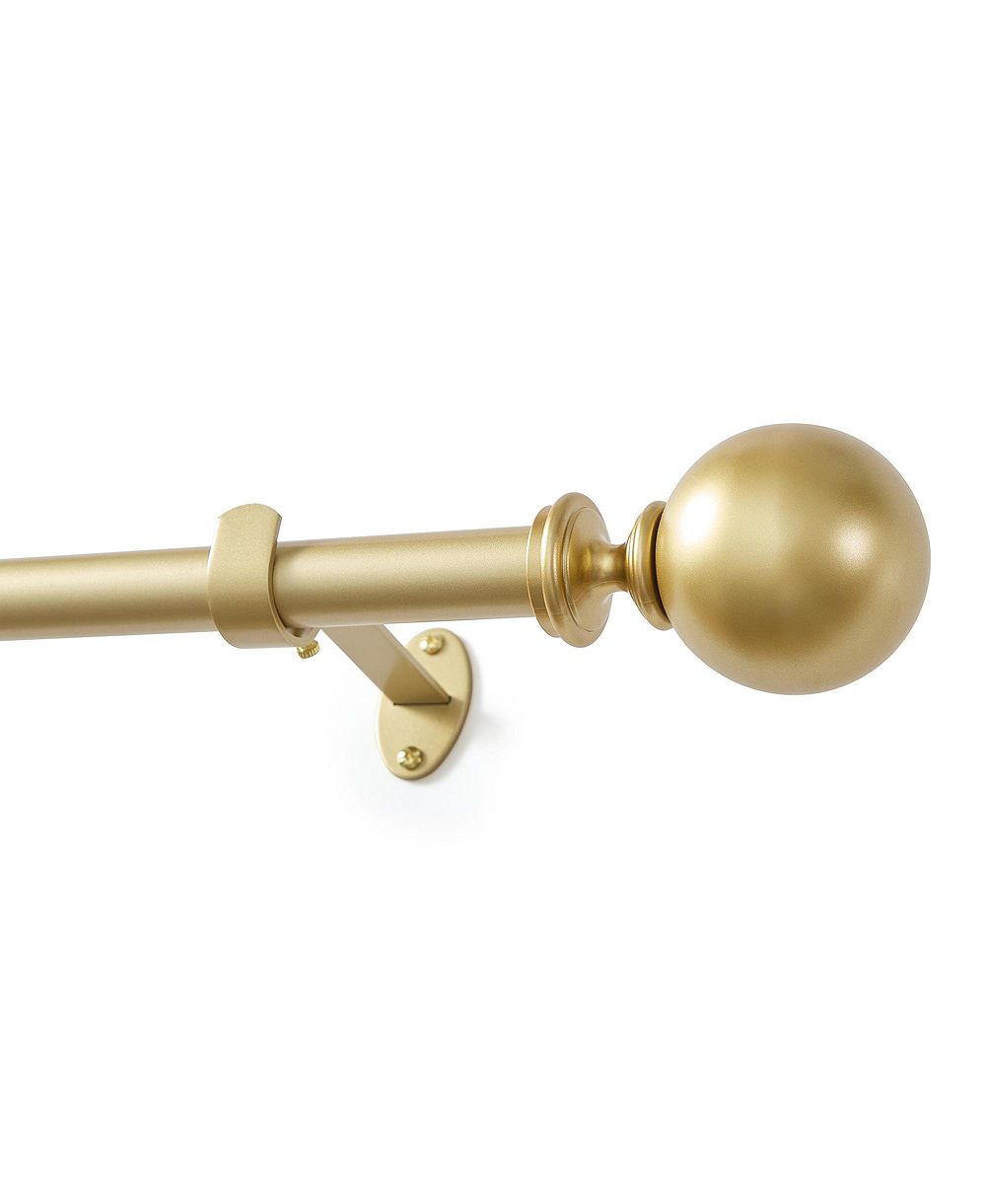 Threadmade декоративный карниз для штор 1 дюйм с шарообразными наконечниками Globe Ball