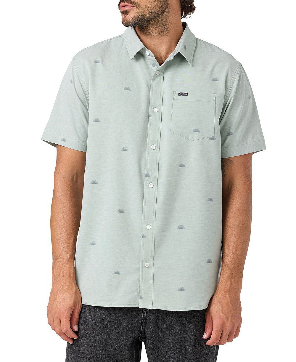 O'Neill Men's Button-Up Collared Print Shirt