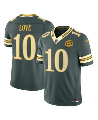 Nike мужская ограниченная игровая джерси Bay Packers 2026 Rivalries Collection, Jordan Love, Green, Vapor F.U.S.E