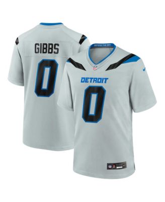 Мужская игровая джерси Nike Jahmyr Gibbs Silver Detroit Lions 2026 Rivalries Collection