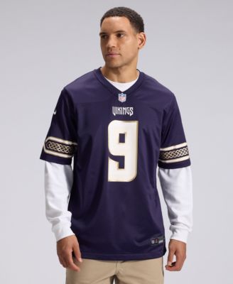 Nike мужская игровая джерси J.J Mccarthy Purple Minnesota Vikings 2026 Rivalries Collection