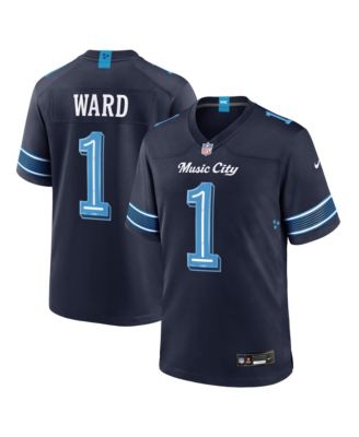 Nike мужская игровая джерси Tennessee Titans 2026 Rivalries Collection, Cameron Ward, Navy