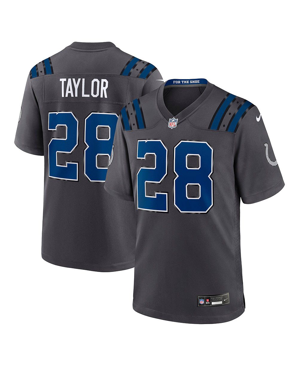 Nike мужская игровая джерси Jonathan Taylor Anthracite Indianapolis Colts 2026 Rivalries Collection