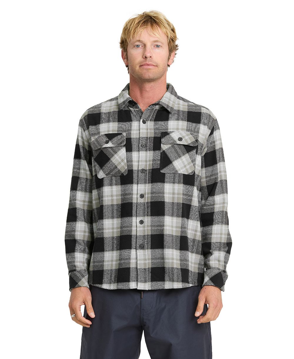 Quiksilver Waterman Мужская рубашка в клетку Regular-Fit
