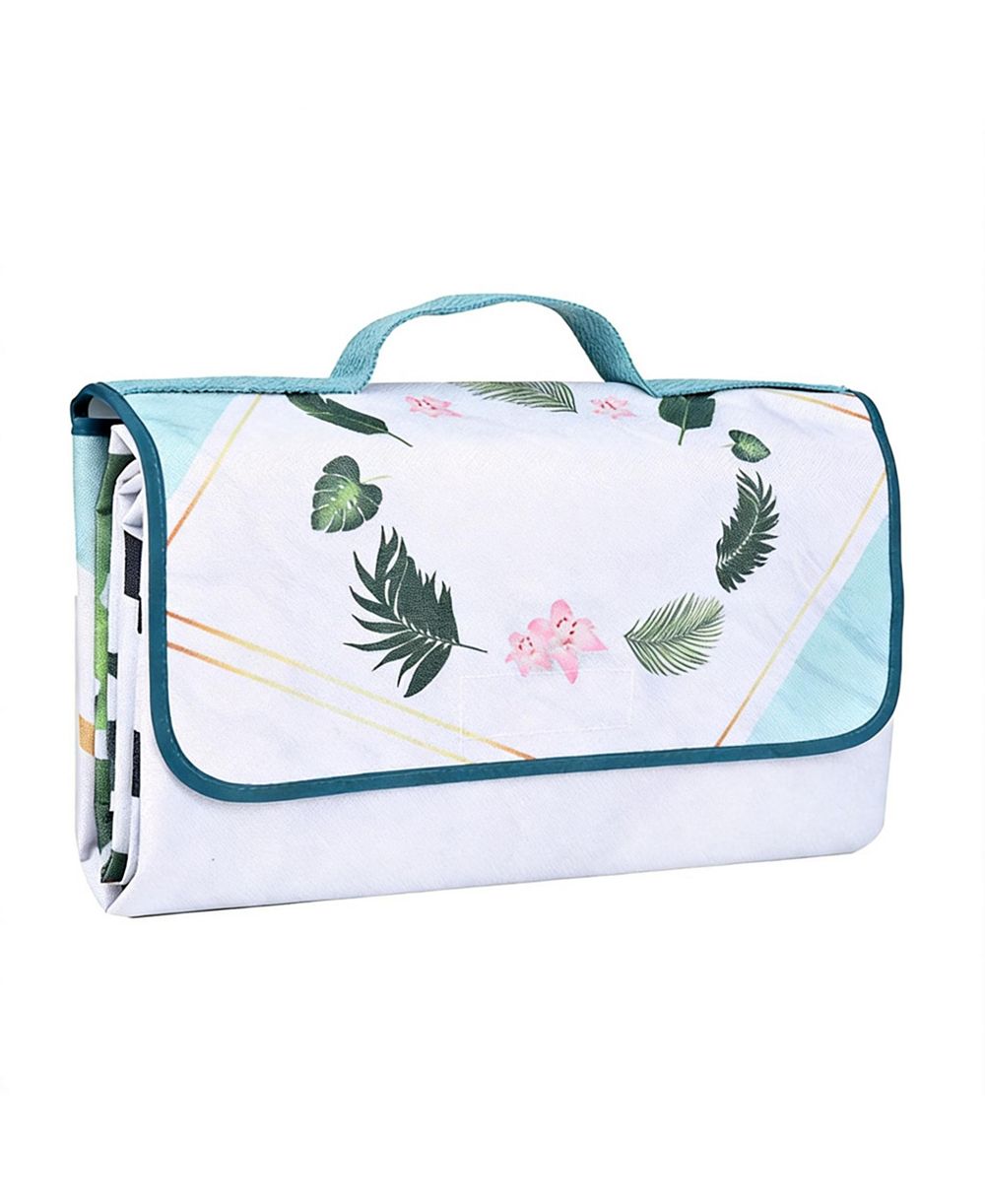 AOFAR 59"x79" Picnic Blanket Waterproof Foldable Beach Mat Outdoor Camping Travel