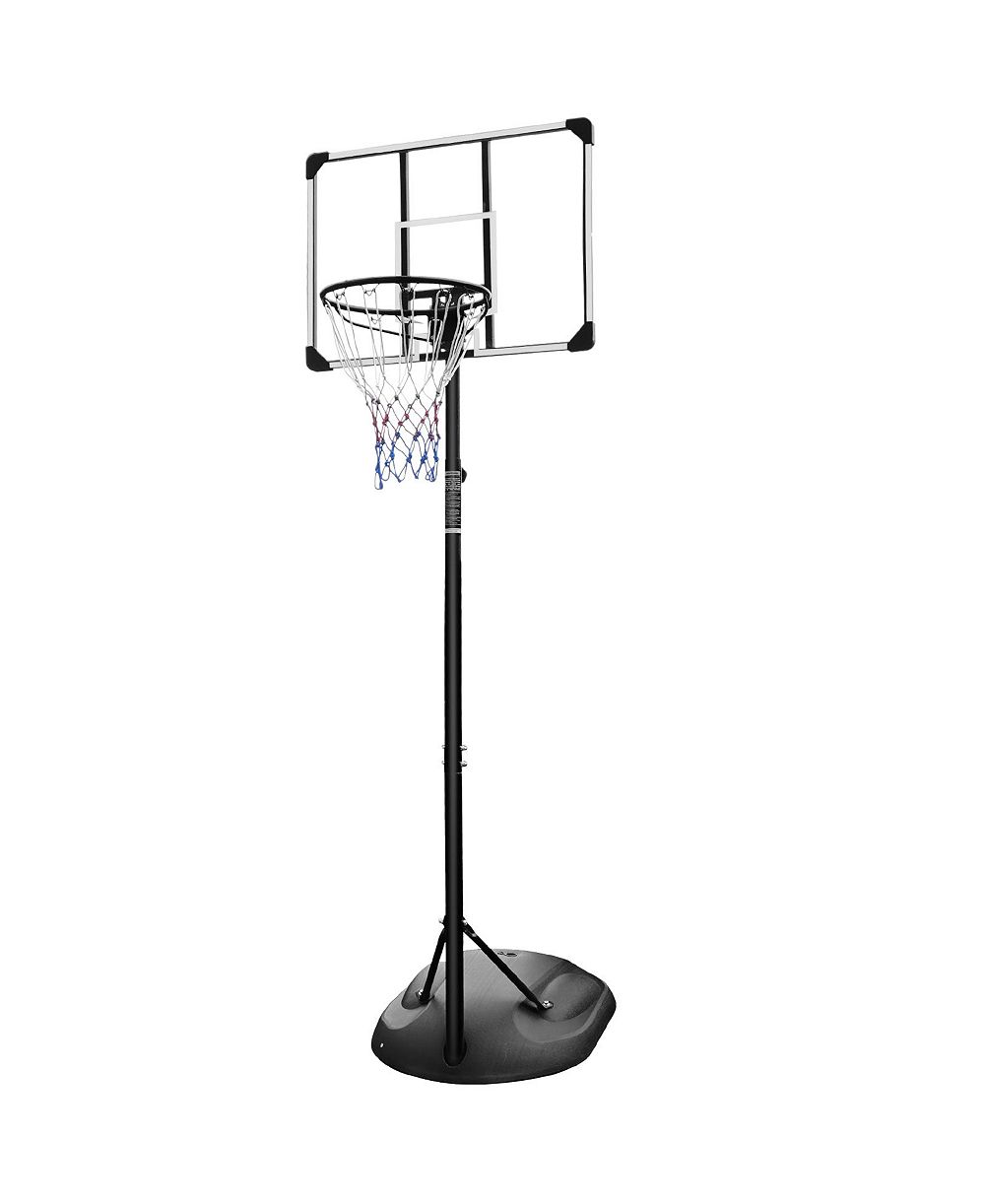 ZENY Portable Basketball Hoop System Stand Height Adjustable with Backboard and Wheels for Indoor Outdoor Basketball Goal