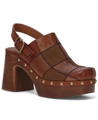 Женские мюли-сабо Frye and Co. Wylie Patchwork Platform Clogs