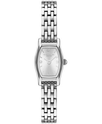 Женские наручные часы COACH Greta Silver-Tone Stainless Steel 15.3mm
