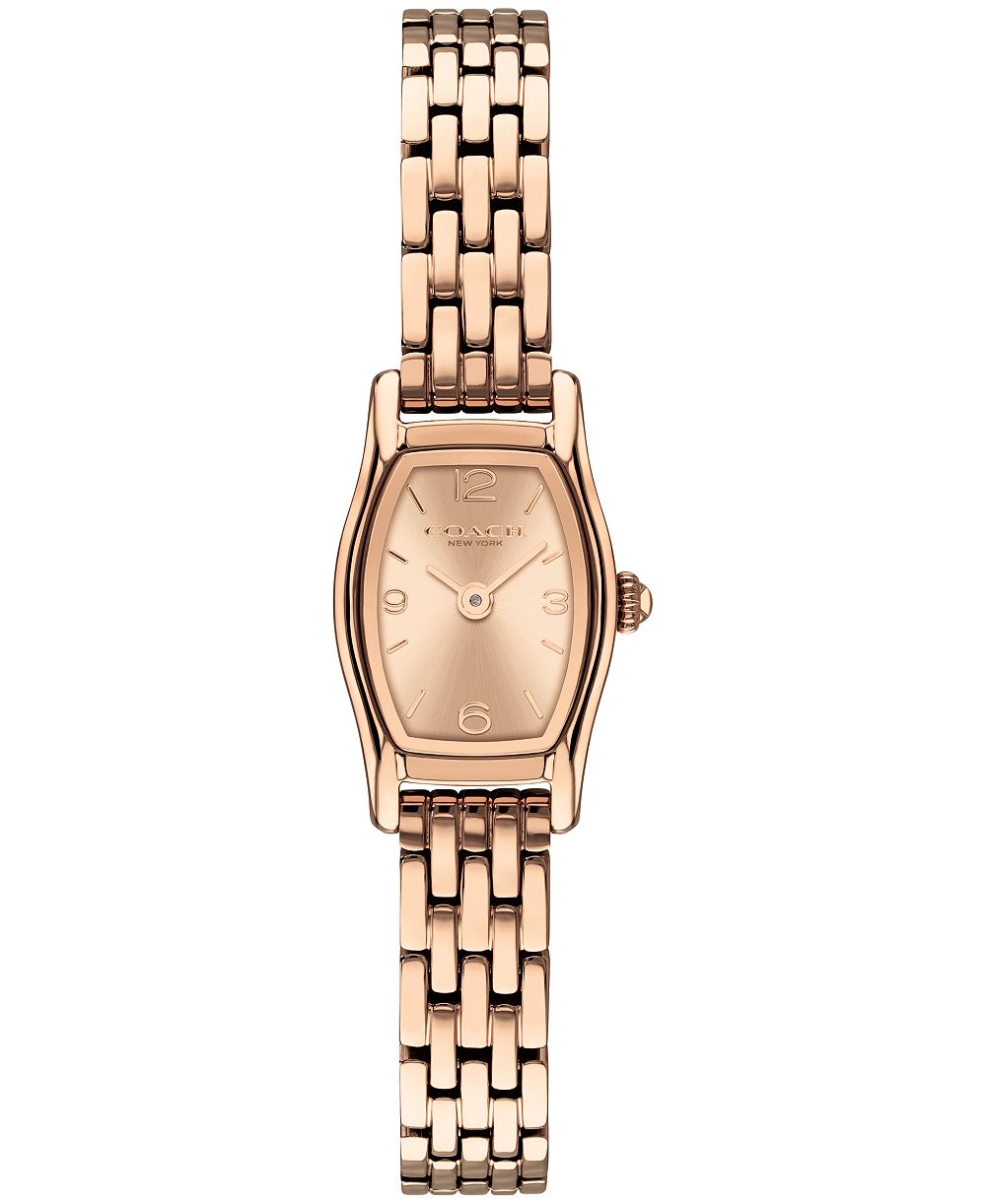 Женские часы COACH Greta Rose Gold-Tone Stainless Steel 15.3mm