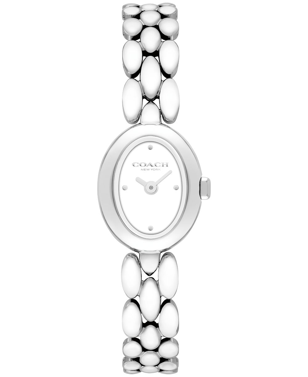 Женские часы COACH Sammy Silver-Tone Stainless Steel Bracelet 18mm