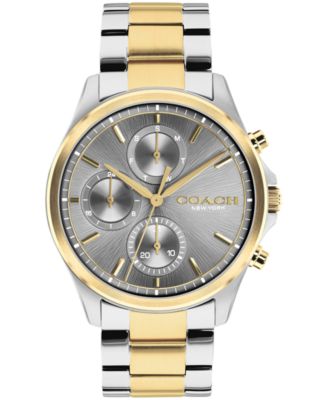 Мужские часы COACH Oliver Two-Tone Stainless Steel Bracelet 41mm