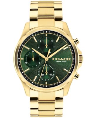 COACH Мужские часы COACH Oliver Gold-Tone Stainless Steel 41mm