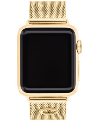 Женский ремешок для Apple Watch COACH Gold-Tone Stainless Steel 38mm, 40mm, 41mm