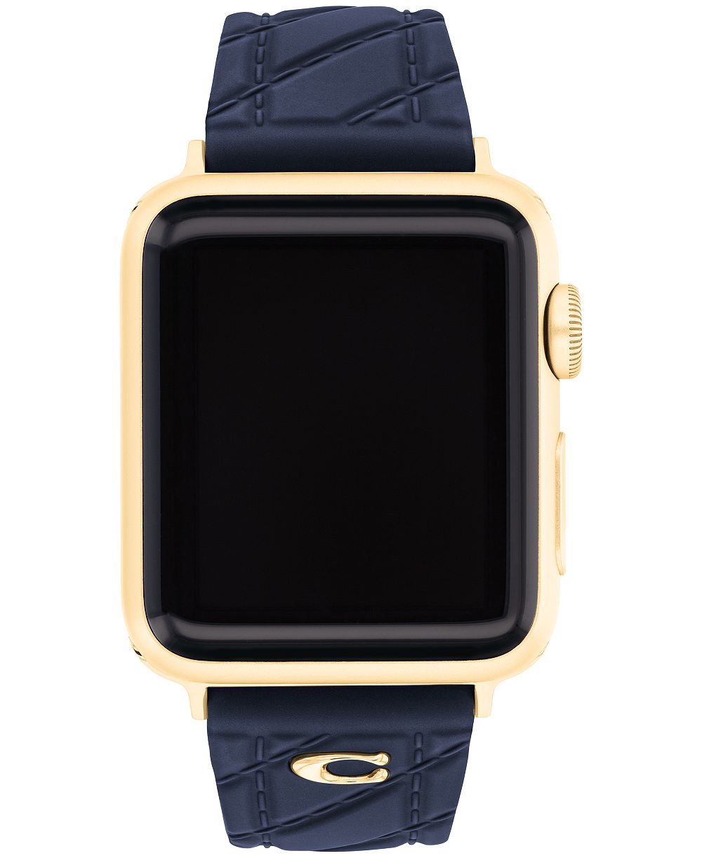 Ремешок для Apple Watch COACH Women's Navy Silicone 38mm, 40mm, 41mm