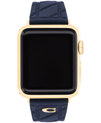 Ремешок для Apple Watch COACH Women's Navy Silicone 38mm, 40mm, 41mm